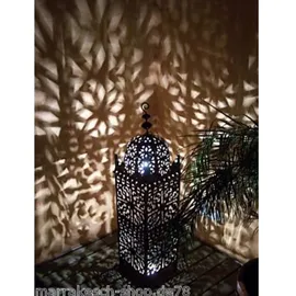 Marrakesch Orient & Mediterran Interior Orient Laterne Frane 105 cm schwarz