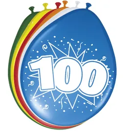 Folat Ballon 30 cm 8 St. Bunt