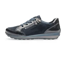 ARA Damen Osaka Low-Cut Sneaker, BLAU,Midnight, 36.5 EU Weit