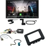 Kenwood DMX8021DABS Android Auto CarPlay Einbauset für Suzuki Jimny GJ ab 2018