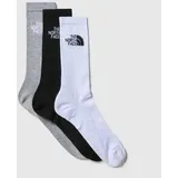 The North Face Multi Sport Cush Crew Sock 3P black assorted (3OW) XS