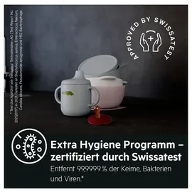AEG FEE7341AZM Einbau-Geschirrspüler (teilintegrierbar, 446 mm breit, Edelstahl)