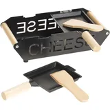 SECRET DE GOURMET Raclette-Set für 2 Personen, 23x10 cm, Metall