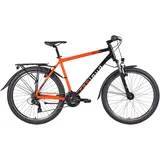 REDLOUD Mountainbike »AA.01«, 21 Gang, Shimano, SHIMANO Tourney RD-TY300 Schaltwerk, Kettenschaltung, 66887760-48 schwarz-rot + schwarz)