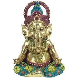 Signes Grimalt  Statuetten und Figuren Ganesha Yoga Figur  in Gold, Einheitsgrösse
