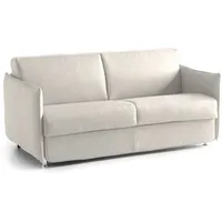 2-sitzer Schlafsofa Violante, Schlafsofa Fürs Wohnzimmer, Gepolstert, Abnehmbar, 100 % Made In Italy-qualität, 160x95 H90 Cm, Beige - Dmora