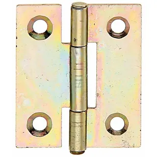 GAH Alberts Alberts Tür-Scharnier kantig, B30xH51mm mit vern. Edelstahlstift ge, sendzimirverzinkt