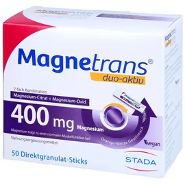 STADA Magnestrans Duo-Aktiv Magnesium Granulat 50 Sticks