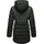 Ragwear Damen Wintermantel Warmer wasserdichter Steppmantel lang mit Kapuze Ashanta Block Dark Green23 Gr. XXL - XXL