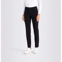 MAC Hose Slim Fit Anna Zip New in Schwarz-D34 / L28