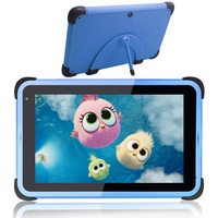 CWOWDEFU Kids Tablet,Android 11,5MP+8MP,IPS HD Display,Kindersicherung und vorinstalliertes Google Play,2GB 32GB,4500mAh,Bluetooth,WiFi Tablet für Kinder,kindersichere Hülle mit Ständer (Blue)