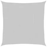 vidaXL Sonnensegel Hellgrau 4,5x4,5 m 100% Polyester Oxford