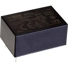 MeanWell MEAN WELL IRM-02-15 AC/DC-Printnetzteil 15 V/DC 133mA 2W