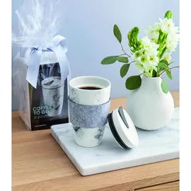 Villeroy & Boch like. by Villeroy & Boch Becher Marmory Coffee To Go Länge 8,8 x Breite Höhe 14,8 cm