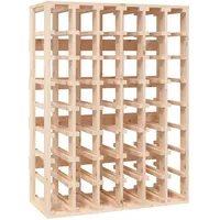 vidaXL Weinregal 70 x 33 x 94 cm Massivholz Kiefer Beige