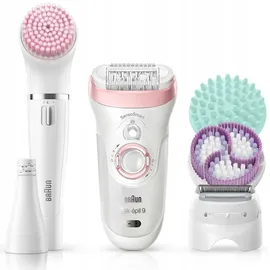 Braun Silk-épil Beauty Set 9 9/985 BS Wet & Dry weiß/rosa