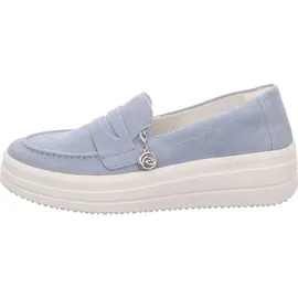 remonte Plateau Slipper Damen Hellblau 40