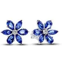 Pandora Herbarium Cluster Ohrschmuck für Damen, 925er Silber