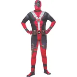 Rubies Marvel 2nd Skin Deadpool Kostüm für Erwachsene, wie abgebildet, XL - XL