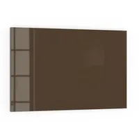 Deqori Küchenrückwand Glas | Unifarben - Braun | 60x40