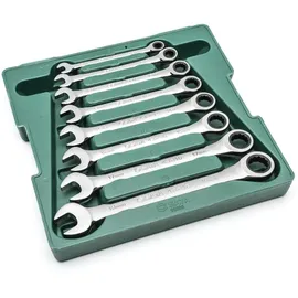 Sata Ratschen-Ringmaulschlüssel-Satz, 8-teilig, 8-19 mm