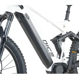 Prophete Dice 5.0 Full-Suspension Weiß-Schwarz Matt 27,5 Zoll