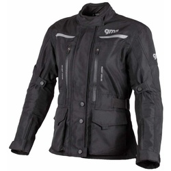 GMS Gear Damen Motorrad Textiljacke, schwarz, Größe 3XL