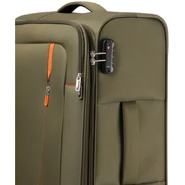 American Tourister Nitestream Koffer-Set 3-tlg. oliv/orange