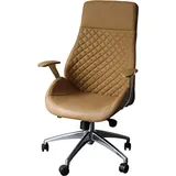 Steelboxx Bürodrehstuhl Designer Drehstuhl Chefsessel"GT" Sand Racer Car Seat 212601