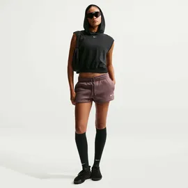 Nike PHNX Fleece Shorts Dunkel-Lila L