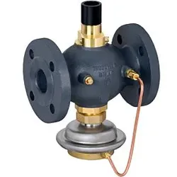 Danfoss Vol,-stromregl, mit Stellv, 003H6757 DN40, Kvs 20,0, PN25, GGG-40,3, Flansch