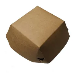 Burger-Box Kraftpapier+PE 11x11x8,5cm