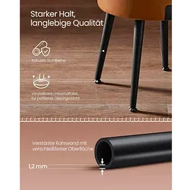 VASAGLE Hocker mit Stauraum LOM005K01 braun Kunstleder