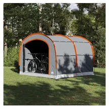 vidaXL Zelt Grau/Orange