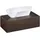 Relaxdays Tücherbox Bambus, Taschentuchbox mit Schiebeboden, Tissue Box für Taschentücher, HBT: 8,5x24x13cm, dunkelbraun