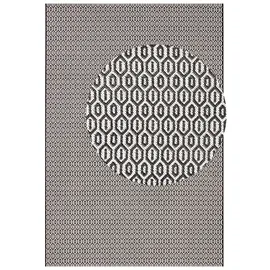 Northrugs bougari Coin 160x230cm Schwarz