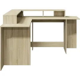 vidaXL Schreibtisch Sonoma Eiche braun