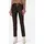 Ricano 9809, Damen Lederhose - 5-Pocket Stil - (Slim Fit/High Waist) echtes Lamm Leder (Braun, L) - L