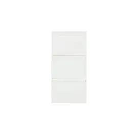 Möbel Kraft Schuhkipper 50 x 105 x 15 cm weiß matt / weiß