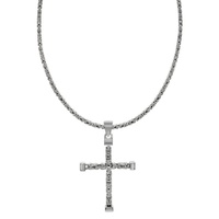 Firetti Kette mit Anhänger »Schmuck Geschenk Silber 925 Halsschmuck Halskette 4-kant Königskette«, 13030044-0 silberfarben