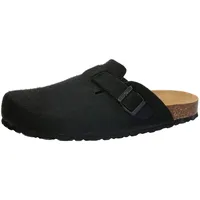 LICO Herren Sandalen Bioline Clog Nature Schwarz 40