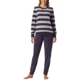 Schiesser Damen Schlafanzug lang Frottee warm kuschelig wohlfühlen - Nightwear - 36