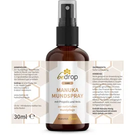 bedrop Propolis Halsspray mit Manuka Honig & Anis 3x30 ml