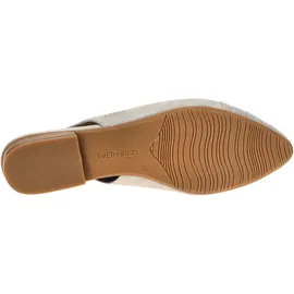 Everybody Brunilde Sling Pumps grau silber Glitzer für Damen, grau, Größe 39 1⁄2 EU