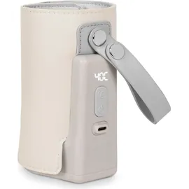 lionelo Thermup Go Plus - bærbar flaskevarmer | Farve Beige_Sand