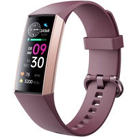 Fitnessuhr Damen Schmal Fitness Tracker Uhr mit Schrittzähler Damen Pulsuhr Fitnessuhr ohne App und Handy Smartwatch Sportuhren Fitness Uhr mit Whatsapp Funktion Laufuhr Elegant