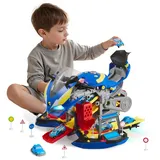 Vevor Motorradmotor-Spielzeug, 25-teilig, Motorradmechaniker-Spielzeug mit abnehmbaren Teilen, Lichtern & Geräuschen, simuliertes Fahren & Rennstreckenrennen, für Kinder ab 3 Jahren, Blau