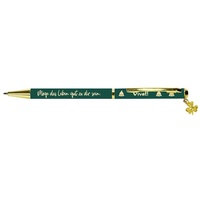 St. Benno Kugelschreiber mit irischem Kleeblatt und irischem Segenswunsch