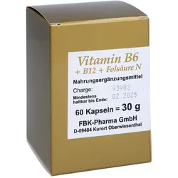 Vitamin B 6 + B 12 + Folsäure N Kapseln