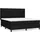 vidaXL Boxspringbett 180 x 200 cm Schwarz